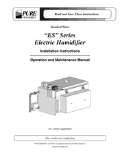 Pure Humidifier ES-5.5 Operation And Maintenance Manual
