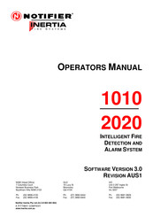 Notifier 1010 Operator's Manual