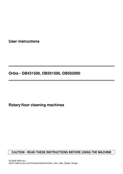 Truvox ORBIS OB502000 User Instructions