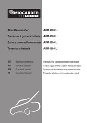 Miogarden Premium ARM 4680 Li Operator's Manual