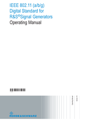 Rohde & Schwarz AMU-K48 Operating Manual
