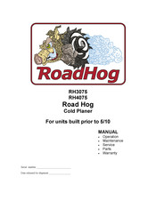 RoadHog RH3075 Manual