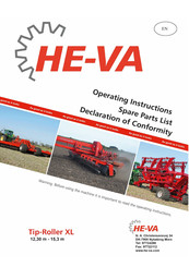 HE-VA Tip-Roller XL Series Operating Instructions Manual