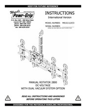 WOOD'S POWR-GRIP MR1611LDCO Instructions Manual