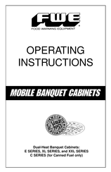 FWE XXL Series Operating Instructions Manual