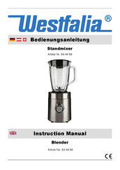 Westfalia 844468 Instruction Manual