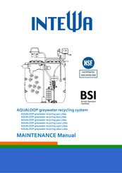 Intewa AQUALOOP greywater recycling Series Maintenance Manual