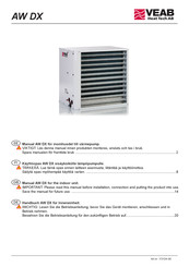 VEAB Heat Tech AW DX22 Manual