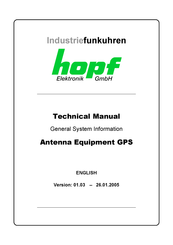 hopf 4490G12 Technical Manual