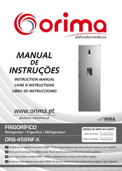 MMA Orima ORS-456NF-X Instruction Manual