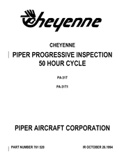 Piper Aircraft Corporation CHEYENNE PA-31T Manual