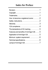 Draytek miniVigor128 Quick Reference Manual