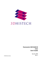 3DHISTECH Pannoramic 250 FLASH III User Manual