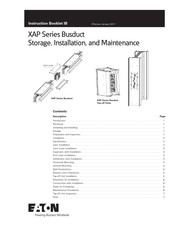 Eaton XAP-C Instruction Booklet