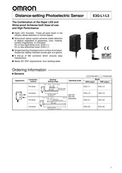Photoelectric Sensor Omron E3G-L12
