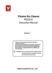 Yamato PDC510 Instruction Manual