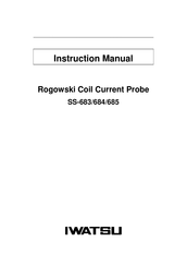 Iwatsu Rogowski Coil Current Probe Instruction Manual