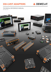DEWESOFT DSI-LVDT V20-1 Technical Reference Manual