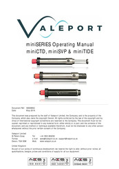 Valeport miniCTD Operating Manual
