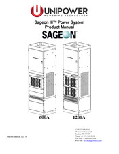 Unipower Sageon III Product Manual