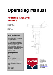 HYCON HRD28X Operating Manual