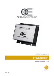 opto engineering LTDVE2CH-20F Instruction Manual