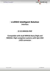 Car-Interface.com v.LOGiC CI-V5-MMI3G-PNP Manual