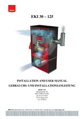 Mepu EKI 125 Installation And User Manual