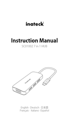 Inateck SC01002 Instruction Manual