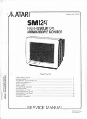 Atari SM124 Service Manual