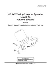 Douglas Dynamics 91500 Owner's Manual/Installation Instructions/Parts List