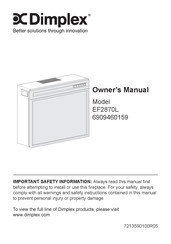 Dimplex EF2870L Owner's Manual