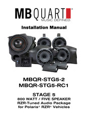 MB QUART MBQR-STG5-2 Installation Manual