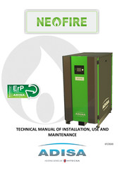 Adisa NEO FIRE 120 Technical Manual Of Installation, Use And Maintenance