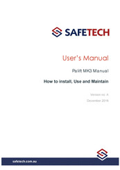 SafeTech Palift MK3 User Manual