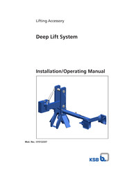 KSB Deep Lift System Installation & Operating Manual