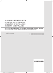 STIEBEL ELTRON IA 2054 extreme Operation And Installation