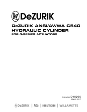 DeZurik ANSI/AWWA C540 Instruction