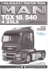 tamiya man tgx 26.540 6x4 xlx manual