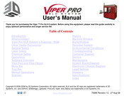 3D Systems Viper Pro SLA User Manual