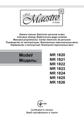 Maestro MR 1820 Owner's Manual