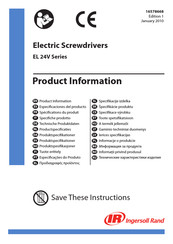 Ingersoll-Rand EL1007E Product Information