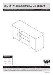 JD Williams XK172 Assembly Instructions Manual