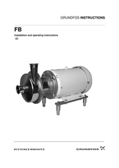 Grundfos FB Series Installation And Operating Instructions Manual