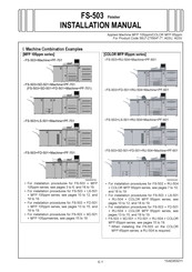 Konica Minolta FS-503 Installation Manual