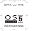 Optimum Time OS 5 Series Instructions Manual