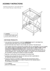 Cheyenne 050277001644 Assembly Instructions Manual