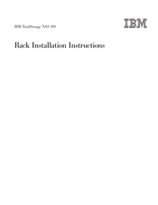 IBM TotalStorage NAS 100 Rack Installation Instructions