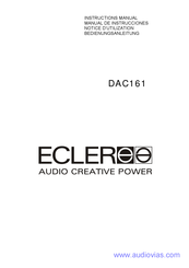 Ecler DAC161 Instruction Manual