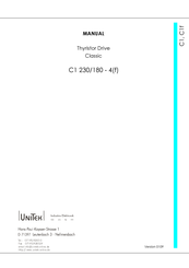 Unitek C1 230/180-4f Manual